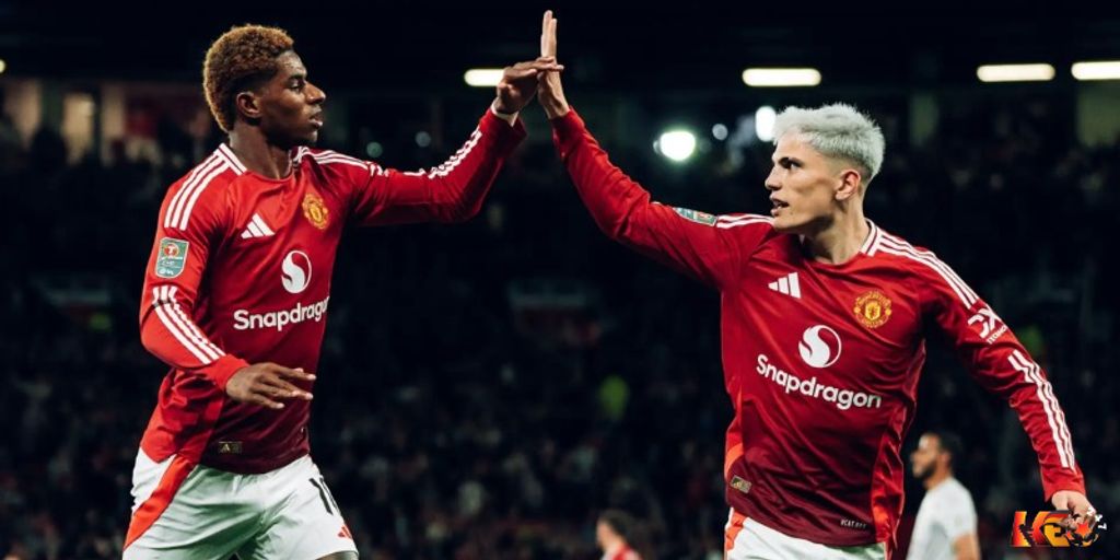 Marcus Rashford và Garnacho đều có cú đúp bàn thắng  | Keolive247